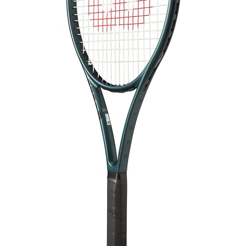 Wilson Blade 100UL V9 Strung Performance Tennis Rackets - Strung with Sensation 16 Natural at Mid Range Tension
