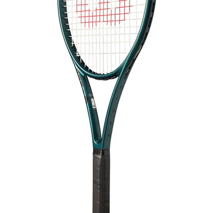 Wilson Blade 100UL V9 Strung Performance Tennis Rackets - Strung with Sensation 16 Natural at Mid Range Tension