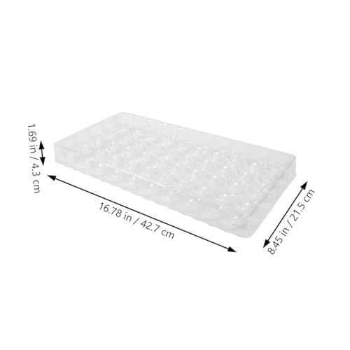 jojofuny Raffle Storage Box for Lottery Balls with Transparent Lid, Durable Number Balls Holder Organizer, 10-Compartment Large Capacity for Party Games, Events & Classroom Activities