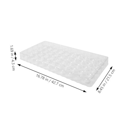 jojofuny Raffle Storage Box for Lottery Balls with Transparent Lid, Durable Number Balls Holder Organizer, 10-Compartment Large Capacity for Party Games, Events & Classroom Activities