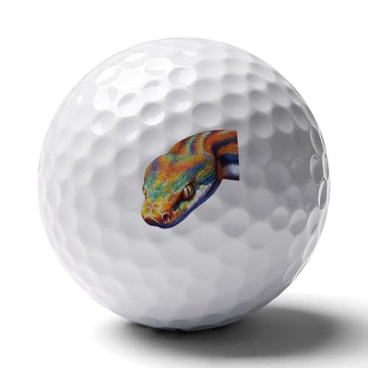 Colorful Snake Funny Practice Golf Balls Limited Flight Training Ball for Backyard Indoor Outdoor