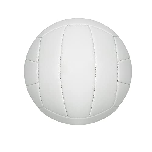 Aoneky Official Size 5 Soft Volleyball - Premium PVC Training Ball for Indoor & Outdoor (Air Pump Included) - style: Single Deflated Ball