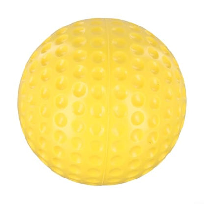 9 Or 12 Inch Dimpled Baseball Softball, PU Material, Suitable for Pitching Machine, Bright Colors - color: Yellow