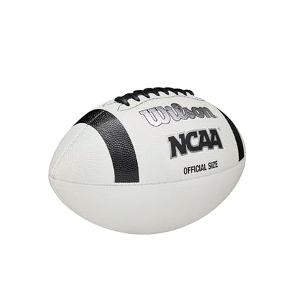 WILSON NCAA Classic Football - Official Size, White