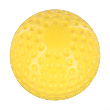 9 Or 12 Inch Dimpled Baseball Softball, PU Material, Suitable for Pitching Machine, Bright Colors - color: Yellow