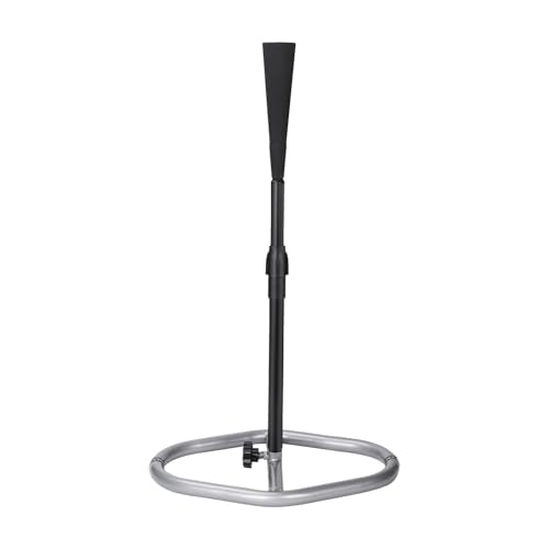 Portable Baseball Tee, Batting Tee for Baseball/Softball/Tee Ball, Adjustable Height, Weighted Base for Stability, Hitting Tee for Kids/Youth, Training Equipment for Baseball Practice - size: 20"-26" Height