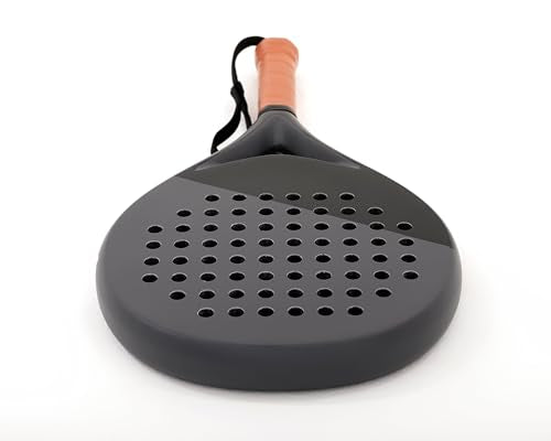LAPAT Padel Racket with Cover Bag - Carbon Surface with EVA Memory Foam- Paddle Tennis Racquets Lightweight - POP Tennis - color: Carbon Oslo