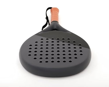 LAPAT Padel Racket with Cover Bag - Carbon Surface with EVA Memory Foam- Paddle Tennis Racquets Lightweight - POP Tennis - color: Carbon Oslo