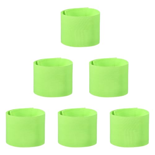 Captain Armbands, Adjustable Leader Arm Bands for Soccer Elastic Team Sport Arm Band-Fitting for Football/Volleyball/Rugby - color: Fluorescent Green