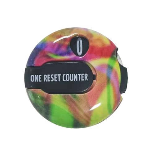 Golf Stroke Counter 7 Pcs Golf Score Counter Easy Reset Up to 12 Strokes Stroke Putt Training Accessories Aids Drop Ship - color: Colorful Purple