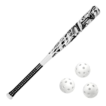 Ortiz34 Bat & Ball Set - Graffiti Plastic Bat & Ball Homerun Set- David Ortiz Backyard Baseball Set for Youth, Kids, Teenagers, Adults (Bat & Ball Set, Blue) - color: White, style: Bat & Ball Set