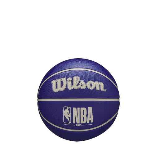 WILSON NBA DRV Outdoor Mini Basketball - Indigo/Beige, Size 3-22" - color: Indigo/Beige, size: Size 3 - 22", style: DRV