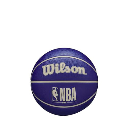 WILSON NBA DRV Outdoor Mini Basketball - Indigo/Beige, Size 3-22" - color: Indigo/Beige, size: Size 3 - 22", style: DRV