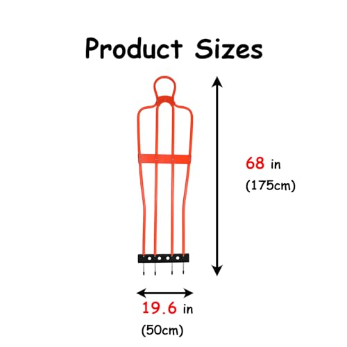 TNZMART 5.7ft Training Mannequin and Dummy for Football and Soccer, Defensive Practice Model for Coaches, Trainers and Team Drills - style: Pack of 3