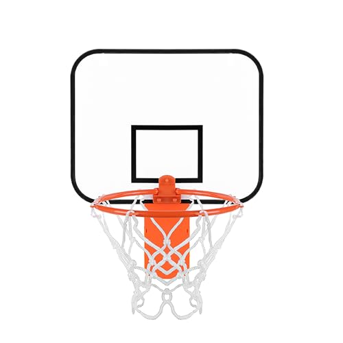 Trash Can Basketball Hoop, Mini Basketball Hoop for Wall Door Garbage Bin for Office Bedroom Bathroom Home, Portable Indoor Stress Relief Game, Sports Decor, Basketball Gift for All Ages