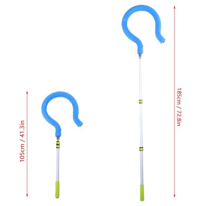 RiToEasysports Volleyball Spike Trainer, Adjustable Portable Volleyball Hitting Training Tool with Question Hook for Serving Spiking Jumping Practice