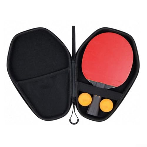 Double Padded Table Tennis Racket Bag Paddle Case, Table Tennis Case Racket Cover Helps Protect The Table Tennis Rubber And Racket, Table Tennis Organizer - color: PB005-A model