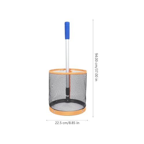 Table Tennis Picker Portable Balls Collector Durable Net for Easy Pickup and Training for Table Tennis Practice and Retrieval Orange