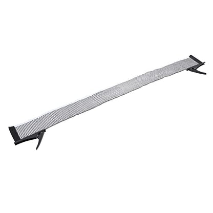 Professional Standard Table Tennis Net Bracket Set, Wireless Table Tennis Net Rack Kit with Nylon Net and Stainless Steel Clamps for Indoor Outdoor Play