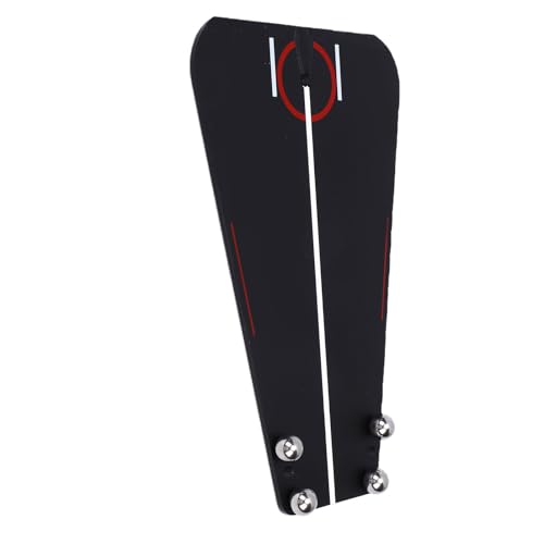 CHICIRIS Golf Putting Mirror Trainer, Alignment Aid with Putter Gate and Adjustable Steel Ball for Indoor Outdoor Practice, Portable Design with Carry Pouch
