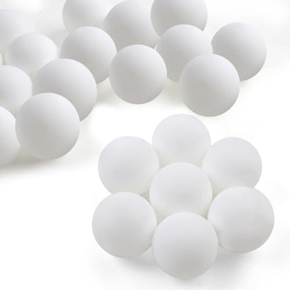 Guirnd 28 Pcs 40mm Ping Pong Balls for Table Tennis, Games, Arts, Kids, and Pet Toys - color: White