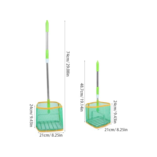 Portable Table Tennis Ball Picker Net Retractable Ball Retrieval Tool with Handle Large Capacity for Training and Sports Use