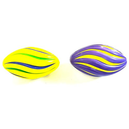 2 Pcs Foam Footballs 7.5" Football Stress Balls Bulk Party Decorations Sports Event Gift