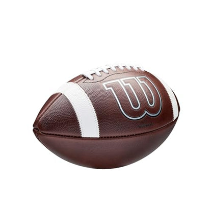 WILSON GRT Game Footballs- Brown, Multiple Sizes - size: PeeWee