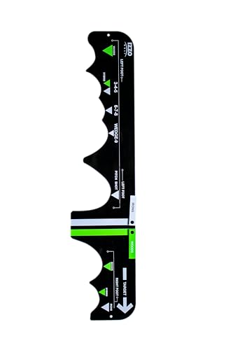 Izzo Golf Sure Stance Golf Swing Training Aid -Ball Position Trainer - style: Left Handed