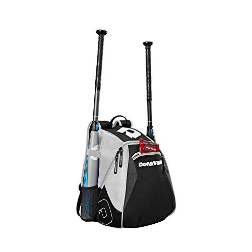 DeMarini Voodoo Junior Baseball Backpack - color: Team White, size: 11.5 inches x 9 inches x 17 inches