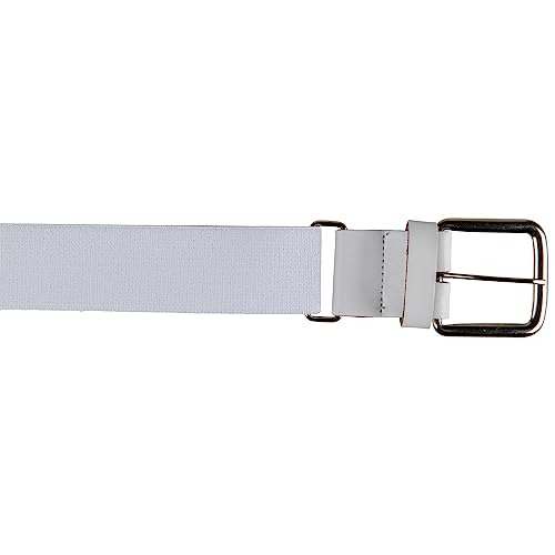 Champro Elastic Baseball Belt with 1.5-Inch Synthetic Tab - color: White, size: Youth