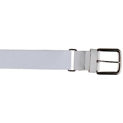 Champro Elastic Baseball Belt with 1.5-Inch Synthetic Tab - color: White, size: Youth