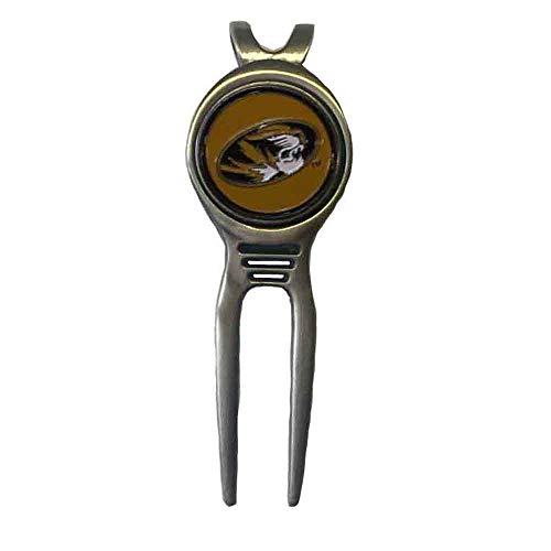 Divot Repair Tool Removable Magnetic Ball Marker-Best Divot Fixer - style: MISSOURI TIGERS