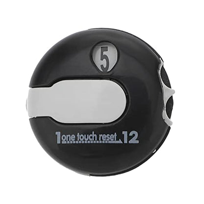 INOOMP Golf Scoring Device High Precision Counter Clip for Golfing Material Score Tracker Battery Easy Reset Golf Score Counter White