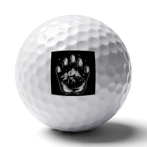Bear Paw Mountains Stars Custom Golf Ball Soft Practice Golf Balls Performance Distance and Speed for Indoor Outdoor