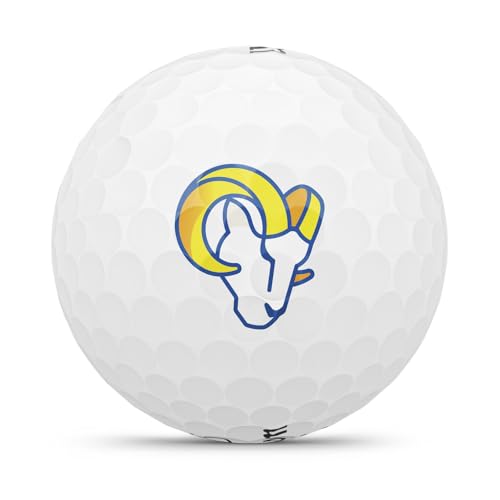 WILSON 2025 Duo Soft NFL Golf Ball - 12 Balls, White, Atlanta Falcons - color: Los Angeles Rams