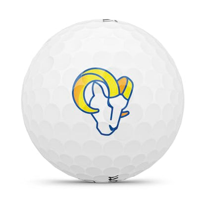 WILSON 2025 Duo Soft NFL Golf Ball - 12 Balls, White, Atlanta Falcons - color: Los Angeles Rams