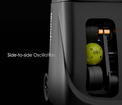 OLIN LaunchONE Pickleball Ball Launcher Training Machine, Battery Powered, Portable, Auto-Rotating