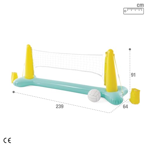 Intex 56508EP Inflatable Floating Swimming Pool Toys Volleyball Game, Green - size: 1 Pack