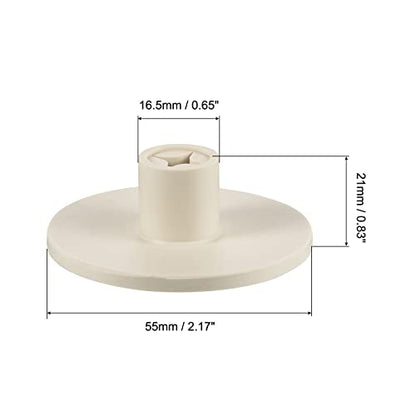 PATIKIL 0.8 Inch Plastic Golf Tee, 5 Pack Hollow Training Driving Range Tee Stable Ball Holder for Outdoor Indoor Hitting Mat, Beige