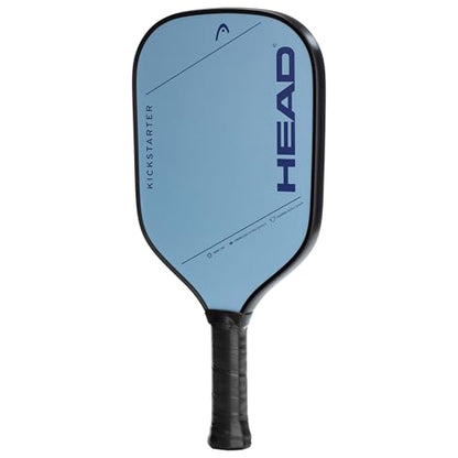 HEAD Kickstarter Pickleball Paddle - Beginner Friendly, Fiberglass Face, Elongated Shape, Light Blue - color: Light Blue