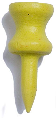 1" Step Down Tees - Pack of 100 - color: Yellow