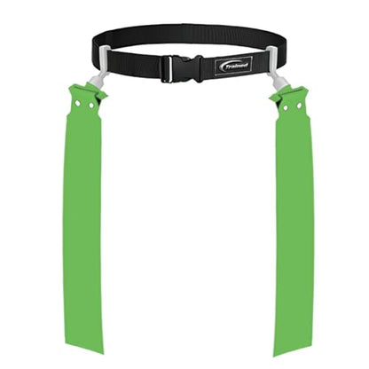 Trained Flag Football Set – Adjustable Flag Football Belt with 2 Flags & Audible Pop – Durable Flag Football Gear for Youth, Kids & Adults