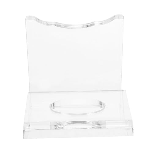 VICASKY 4pcs Clear Acrylic Paddle Display Stands - Adjustable Ping Pong Racket Holder for Showcasing Table Tennis, Sports Memorabilia & Collectibles, Home Office Trophy Case Decoration