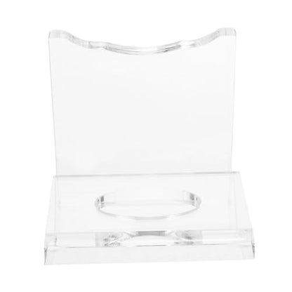 VICASKY 4pcs Clear Acrylic Paddle Display Stands - Adjustable Ping Pong Racket Holder for Showcasing Table Tennis, Sports Memorabilia & Collectibles, Home Office Trophy Case Decoration