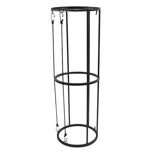 Garage Ball Storage Vertical Ball Rack for Soccer Volleyball Football Basketball Ball Cage Organizer for Kids Room Garage Home 2 Layer