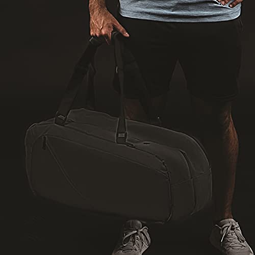 Athletico Tennis Bag and Racketball Bag - Tennis Bags for Women and Men to Hold Tennis Racket, Racquetball Racket, Pickleball Paddles and Other Equipment or Gear (Black)