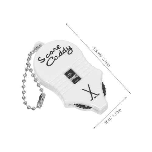 BESPORTBLE 2pcs Golf Counter: Mini Golf Stroke Counter Mouse-Shaped Score Keeper - Portable Handheld Scoring Device for for Game Competition Training