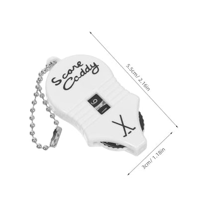 BESPORTBLE 2pcs Golf Counter: Mini Golf Stroke Counter Mouse-Shaped Score Keeper - Portable Handheld Scoring Device for for Game Competition Training
