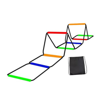 Menolana Agility Ladder Speed Ladder Foldable Workout Rugby Multifunction Home Gym Agility Training Equipment Fitness Feet Training